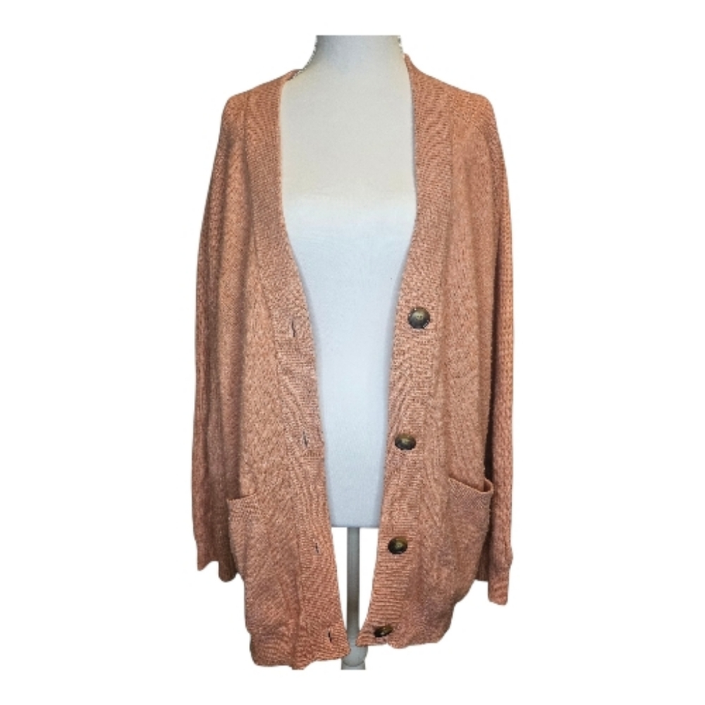 A New Day Pink Oversized Cardigan Sweater Small – Cozy & Warm, Pre-Loved